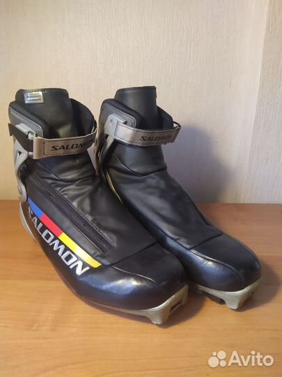 Коньковые лыжные ботинки salomon pilot