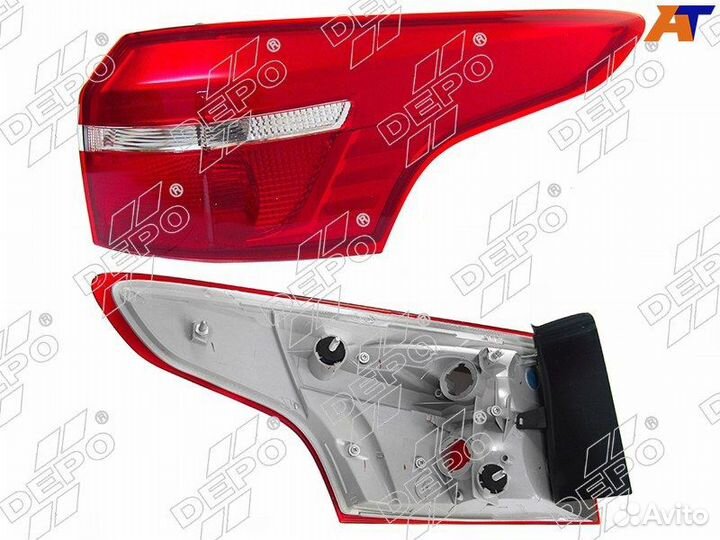 Фонарь задний ford focus III 15- RH wagon 431-19D1