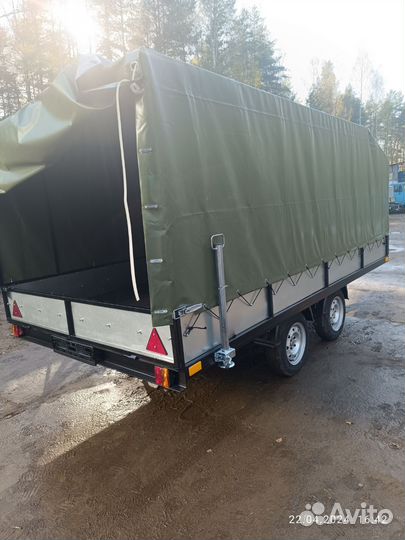 Прицеп 4.0-2.0двухосный с подрамником