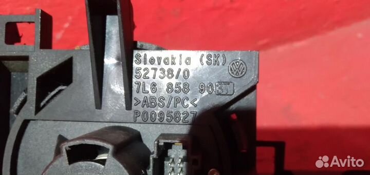 Фольксваген туарег блок переключения света