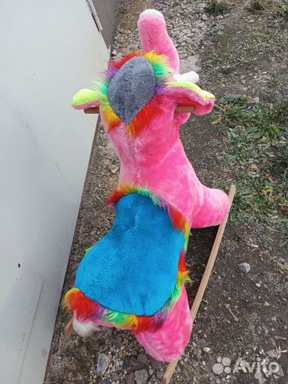 Слон качалка большой