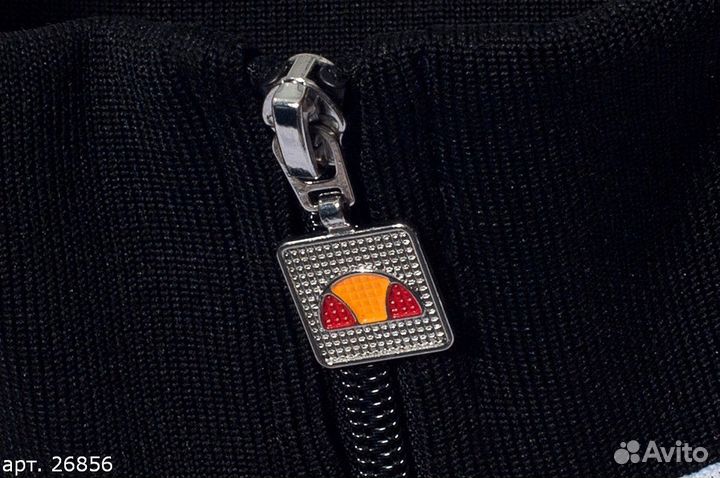 Орининальная олимпийка Ellesse white top Бежевая