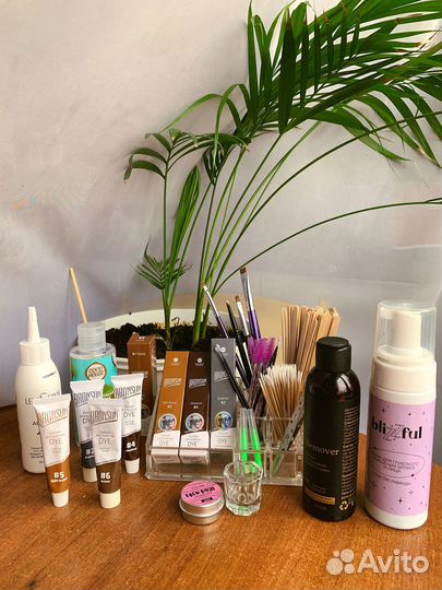 Полный набор для окрашивание бровей