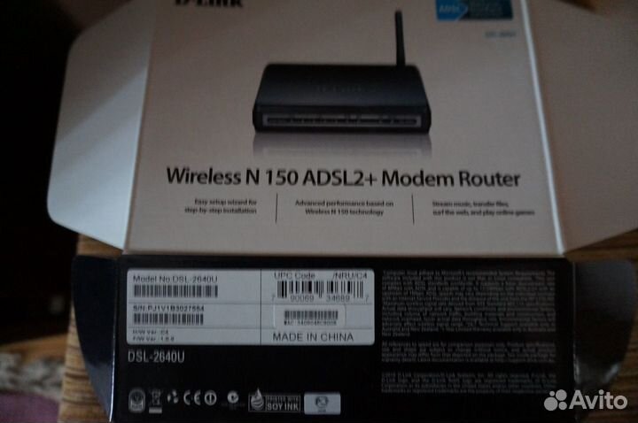 Роутер D Link DSL-2640U