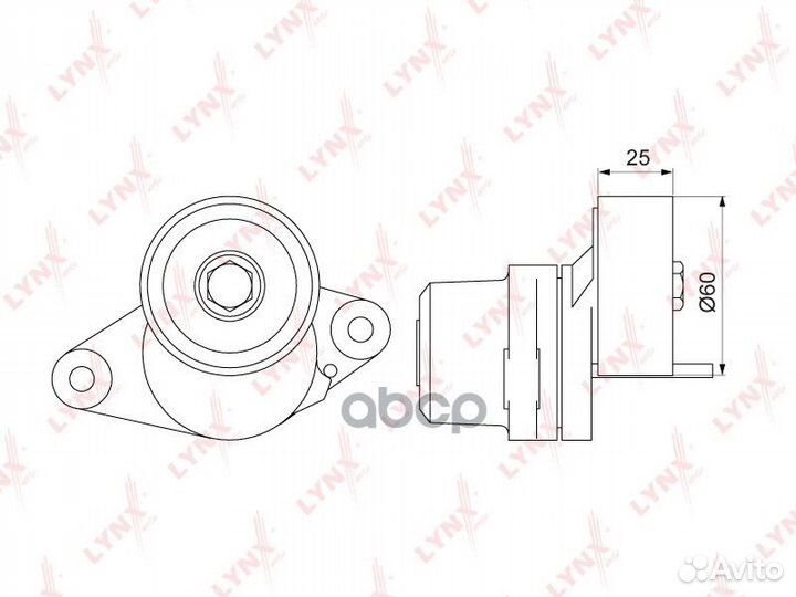 Натяжитель ремня PT3270 lynxauto