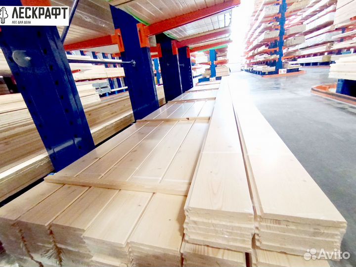 Имитация бруса 20*146*3000 сорт C ангарская сосна