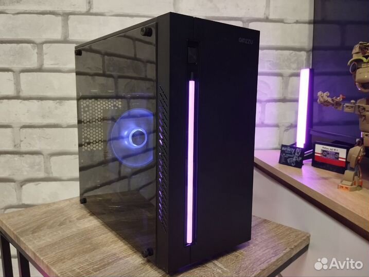 Новый игровой компьютер 6 ядер/RX 5808GB/16gb/SSD