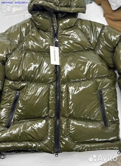 Пуховик Cole Buxton зеленый качество (Арт.89285)