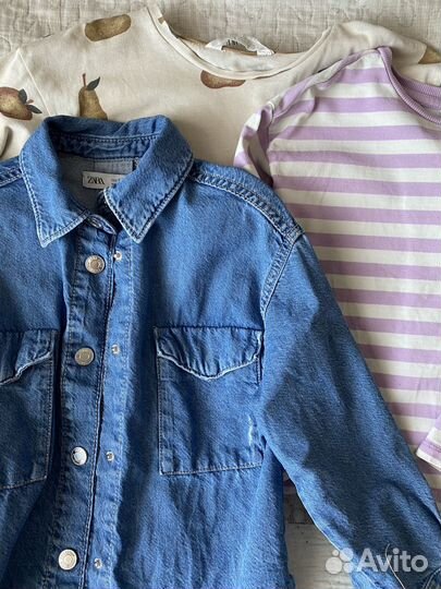 Пакет вещей zara/h&m/sela на девочку 116