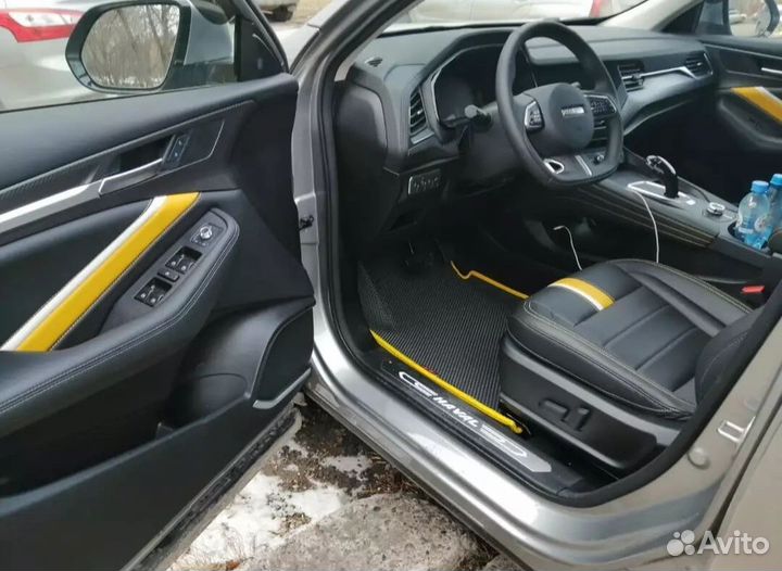 Коврики в машину eva в подарок подпятник + 2 лого