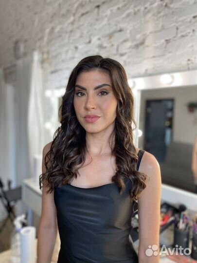 Макияж прически, свадебный образ для фотосесии