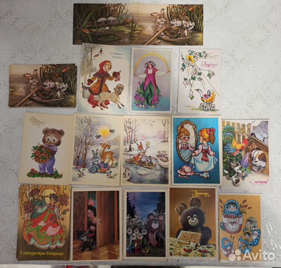 Открытки Зарубина и других,есть редкие