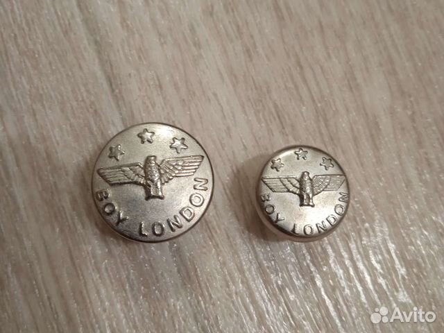 Пуговица металлическая на jeans Boy London