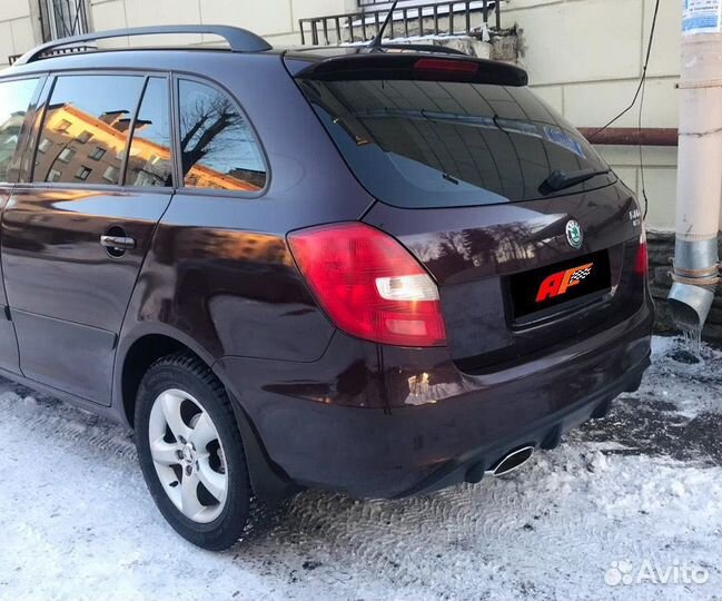 Диффузор заднего бампера Skoda Fabia Mk2 RS Style