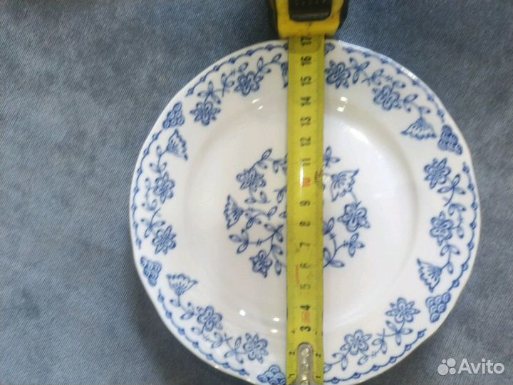 Тарелки фарфор kobalt blau