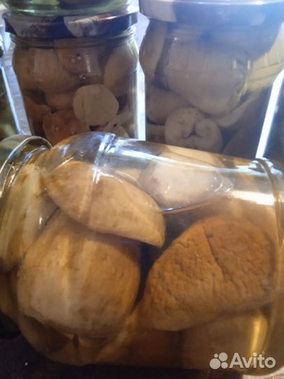 Белые грибы маринованные