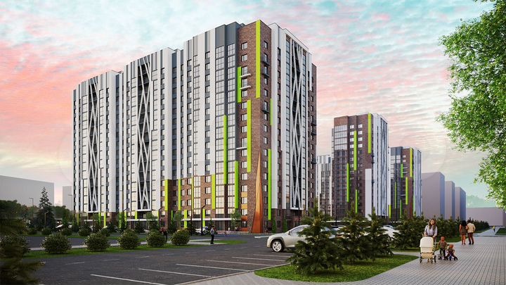 3-к. квартира, 70,4 м², 15/16 эт.