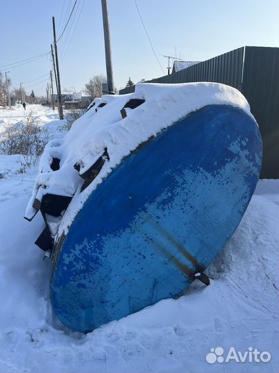 Цельно металическая бочка 3 м3