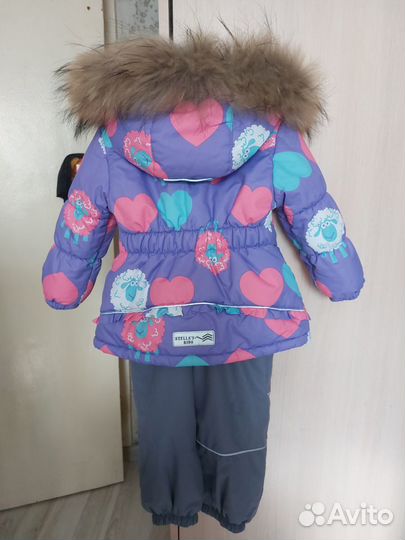 Зимний костюм на девочку