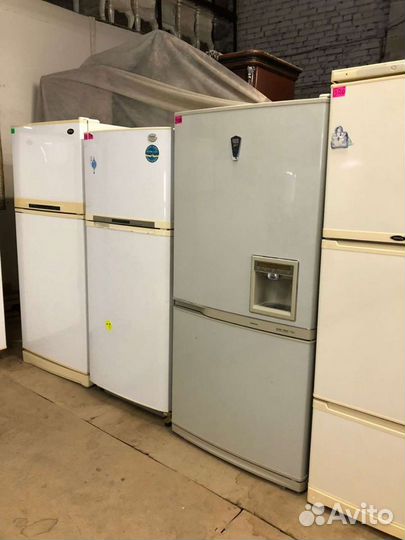 Холодильник б/у с гарантией: металлические, серые