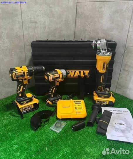 Набор электро инструмента DeWalt 3в1 (Арт.75033)