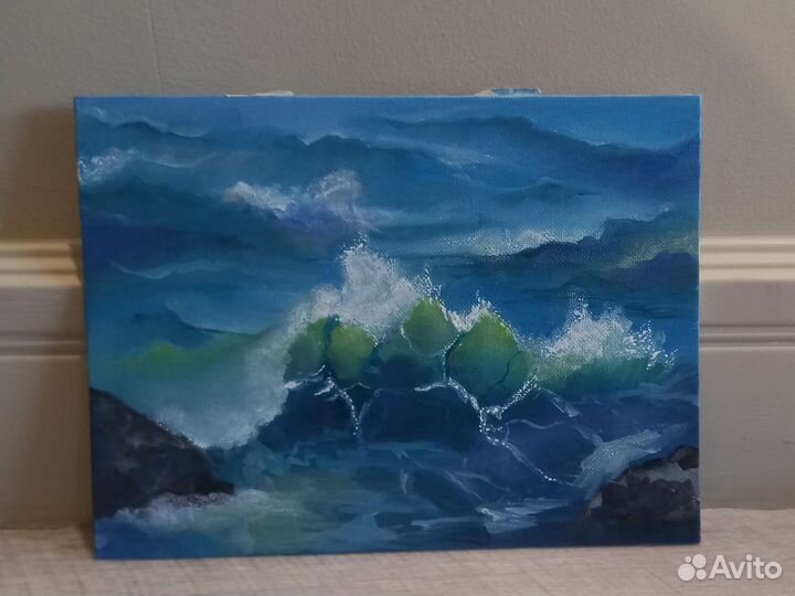 Картина маслом на холсте пейзаж