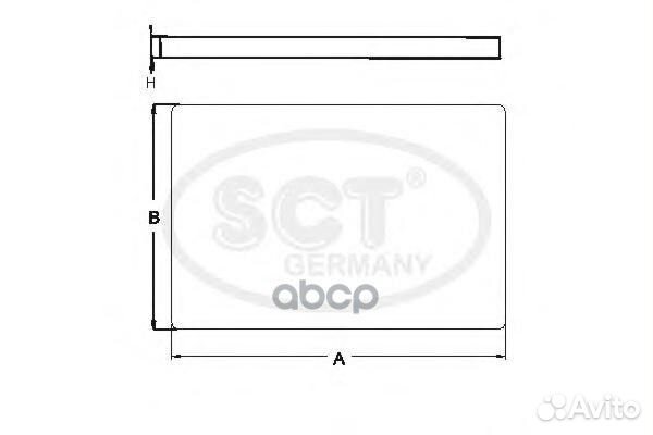 Фильтр салона SA1212 SCT