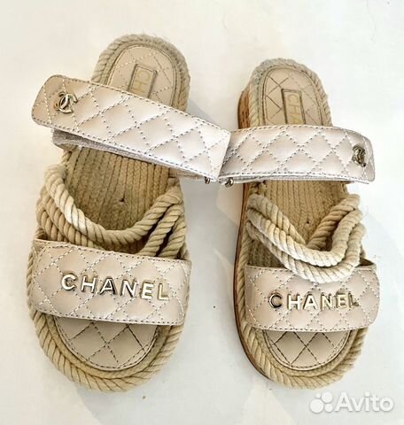 Шлепки chanel