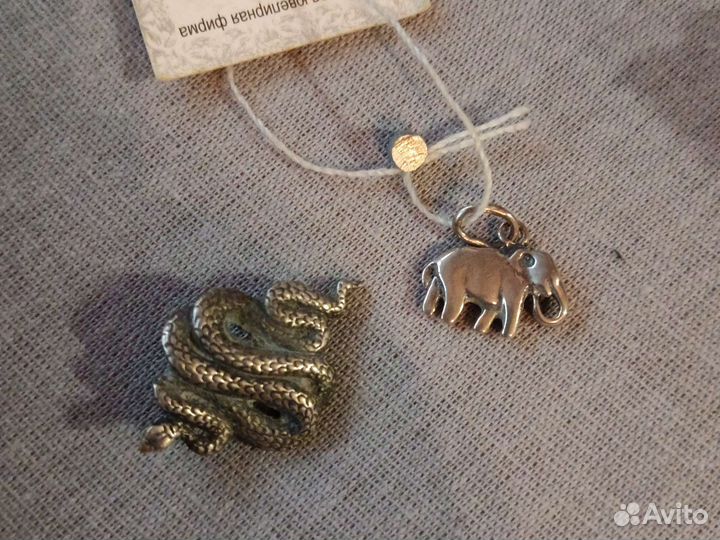 Подвеска серебро