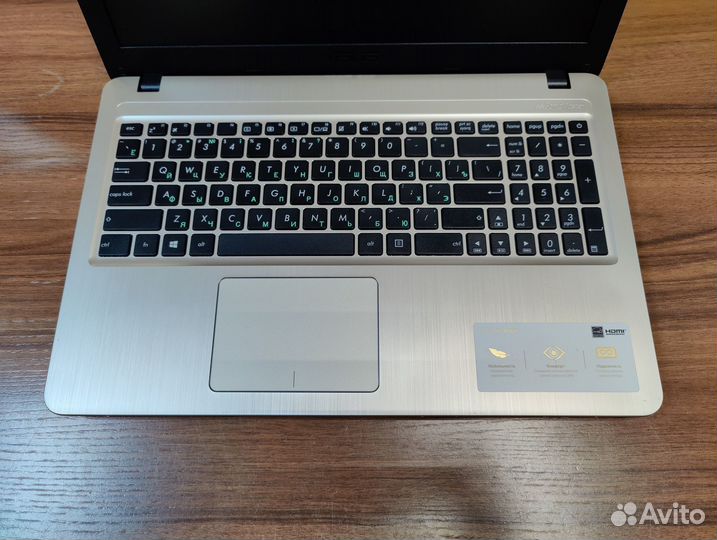 Ноутбук Asus VivoBook, Celeron N3350, HD Graphics