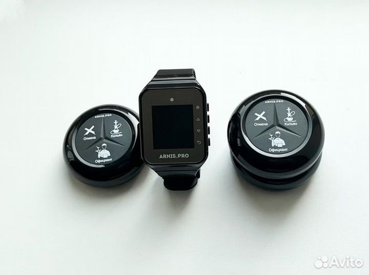 Кнопка вызова кальянщика, официанта, часы пейджер