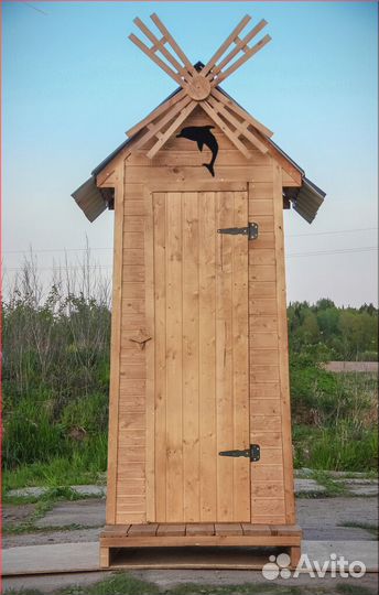 Уличный туалет с установкой