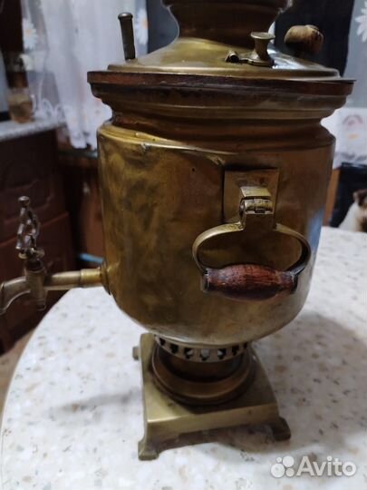 Самовар на дровах старинный