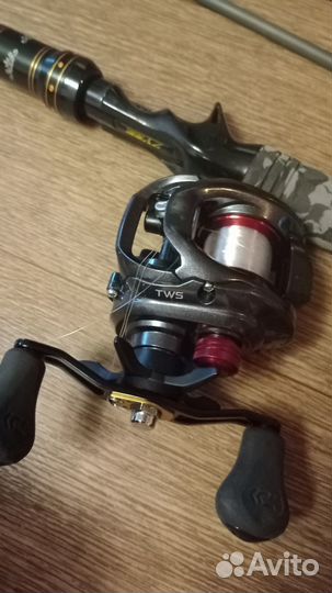 Кастинговый спиннинг, мультип. катушка Daiwa