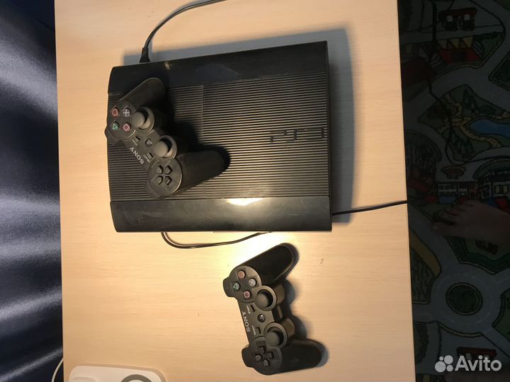 Ps3 slim 500гб 80игр и 2 джоя