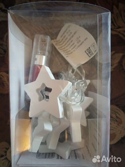 Новогодняя гирлянда светодиодная фигурная