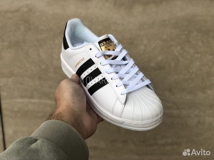 Кроссовки Adidas Superstar White Black