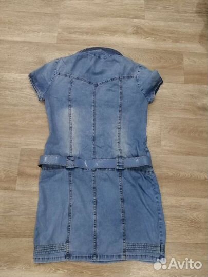 Джинсовое платье