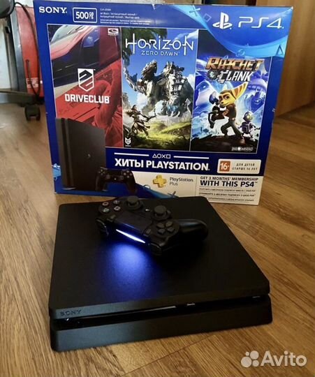 Sony PS4 slim 1tb прошитая