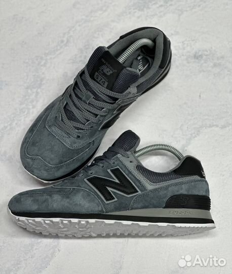 Кроссовки мужские new balance 574 серые