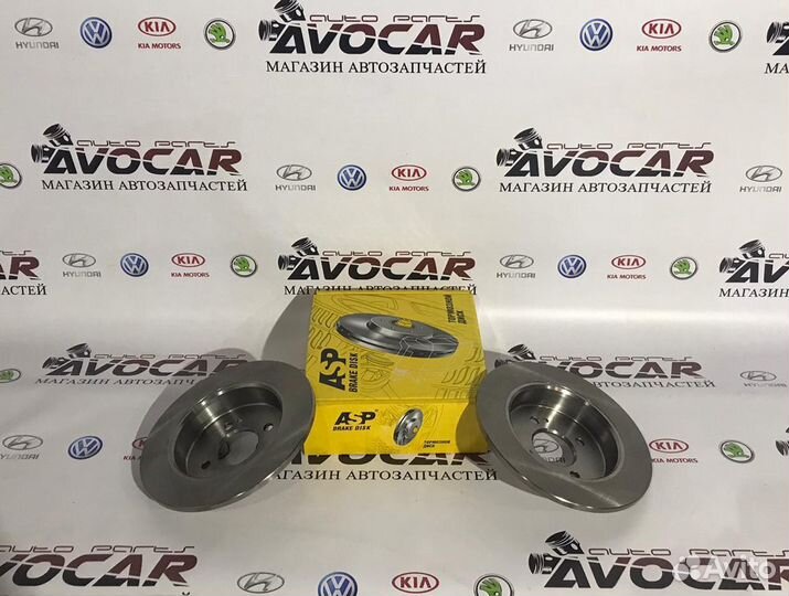 Тормозной диск задний Хендай Солярис 2014-2017