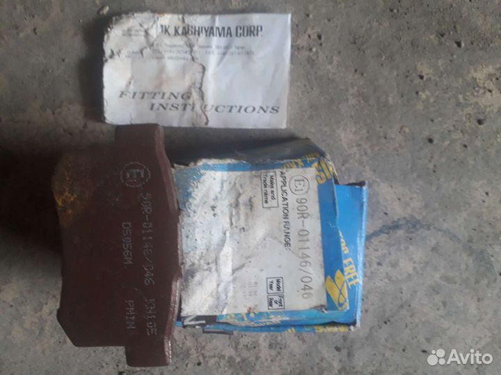 Тормозные колодки на honda