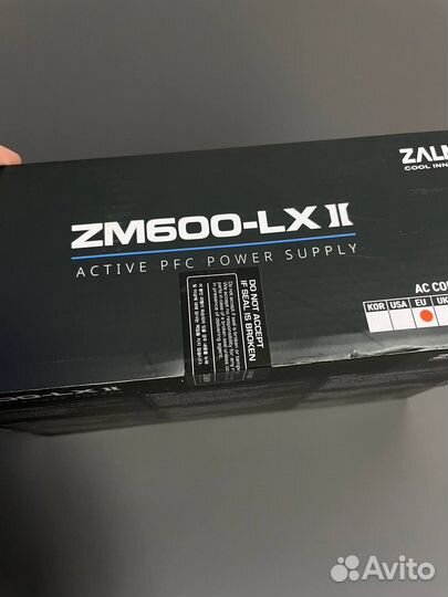 Блок питания zalman zm600-lxii 600w