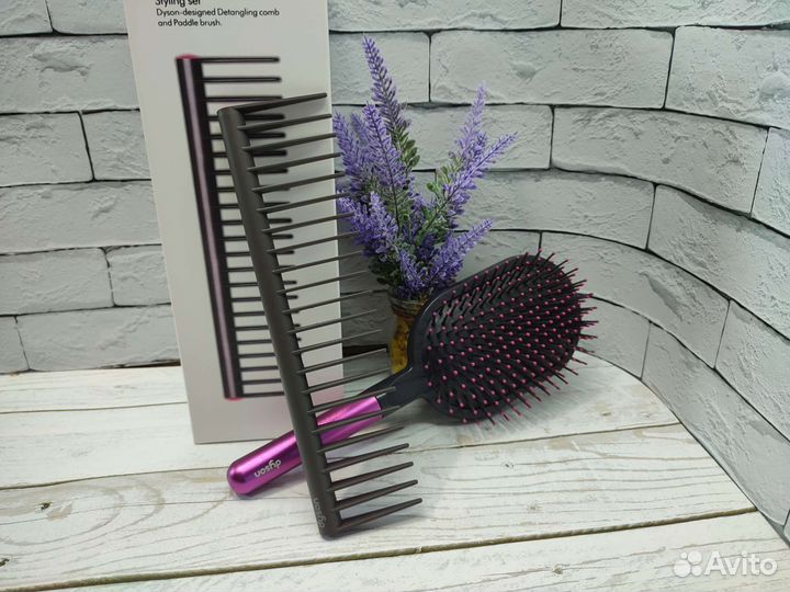 Расческа-выпрямитель dyson 2в1