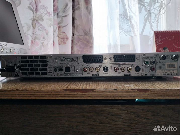 Dvd HDD рекордер Pioneer DVR-530 рабочий с пультом