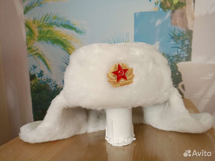 Шапка ушанка р. 60 в отличном состоянии