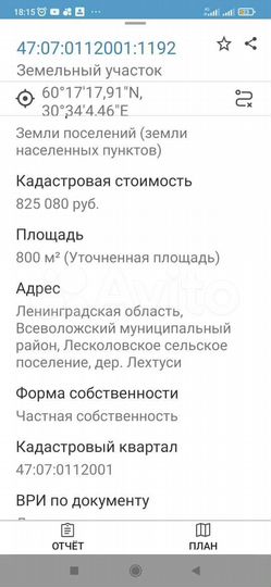 Участок 8 сот. (ИЖС)