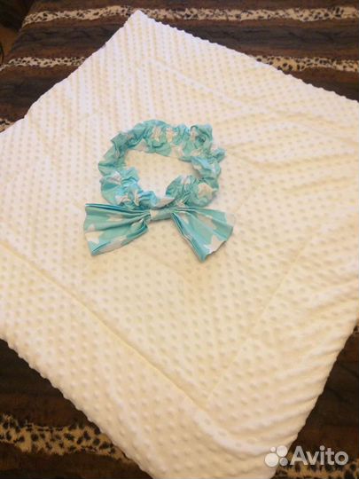 Комплект на выписку для мальчика, одеяло