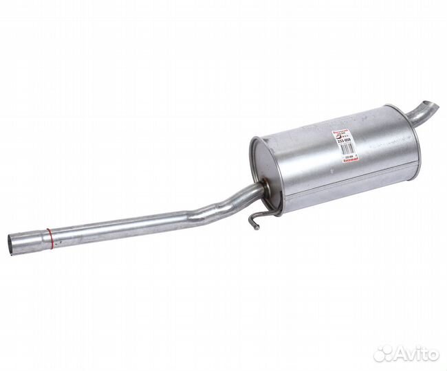 Глушитель VW Caddy (04) задняя часть bosal