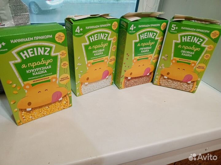 Детские каши безмолочные heinz